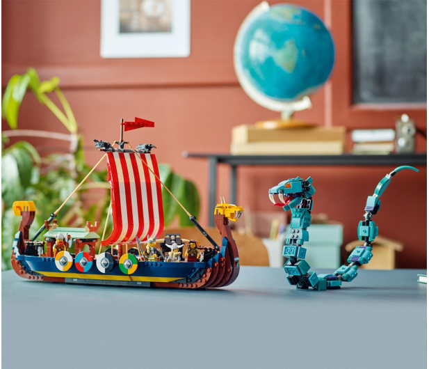 LEGO Creator 31132 Statek wikingów i wąż z Midgardu - 1042843 - zdjęcie 4